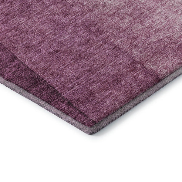 HomeRoots 9' X 12' Merlot Ombre Area Rug – Stylish, Washable, UV-Protected Design for Modern Living Spaces 652730
