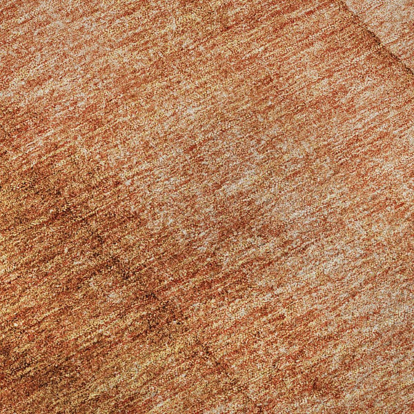 HomeRoots 9' X 12' Chili Red Ombre Area Rug - Stylish, Durable, UV-Protected for Modern Homes & Families 652742