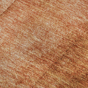HomeRoots 10' Chili Red to Ivory Ombre Washable Area Rug - UV Protected, Stain-Resistant, Family-Friendly Design 652743