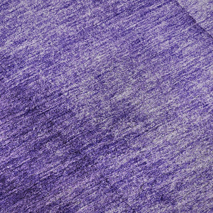 HomeRoots 8' Purple Ombre Round Rug – Stylish, Washable, UV-Protected, Perfect for Living Rooms & Play Areas 652746