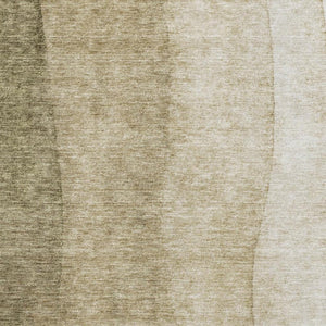 HomeRoots 10' X 14' Taupe Beige Ombre Washable Area Rug with UV Protection - Stylish, Durable & Easy Care! 652761