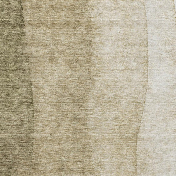 HomeRoots 10' X 14' Taupe Beige Ombre Washable Area Rug with UV Protection - Stylish, Durable & Easy Care! 652761