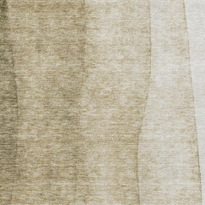 HomeRoots 10' X 14' Taupe Beige Ombre Washable Area Rug with UV Protection - Stylish, Durable & Easy Care! 652761