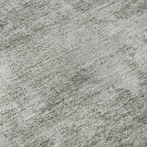 HomeRoots 9' X 12' Gray, Gold & Ivory Floral Area Rug – Washable, UV-Protected, Stylish & Durable for Any Room 652766