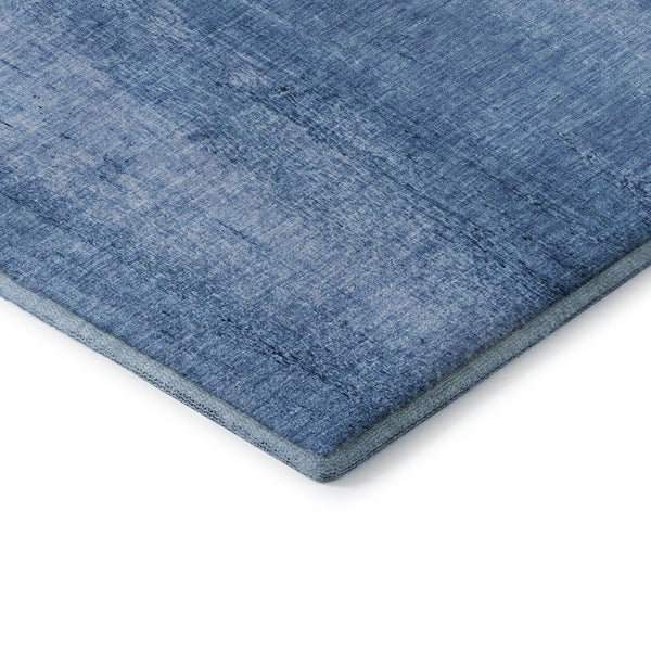 HomeRoots 5' X 8' Blue And Ivory Nautical Area Rug - Washable, Stain-Resistant, UV Protected for Coastal Charm 652769