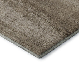 HomeRoots 5' X 8' Coastal-Inspired Taupe and Ivory Area Rug – Washable, UV-Protected, Kid & Pet-Friendly! 652793