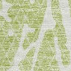 HomeRoots 8' X 10' Artichoke Green & Ivory Abstract Washable Area Rug - UV Protected, Soft & Stain Resistant! 652807