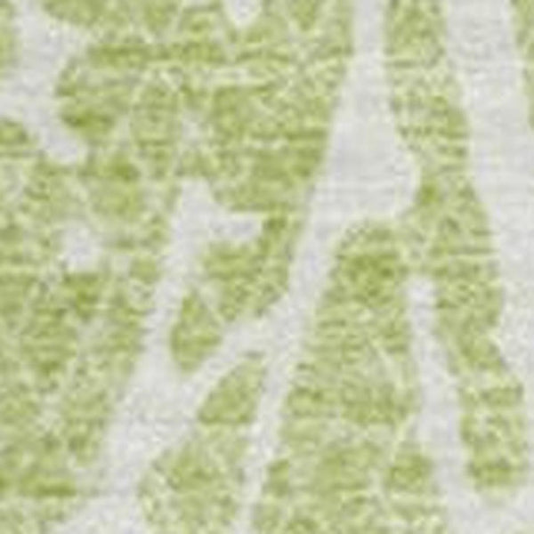 HomeRoots 8' X 10' Artichoke Green & Ivory Abstract Washable Area Rug - UV Protected, Soft & Stain Resistant! 652807