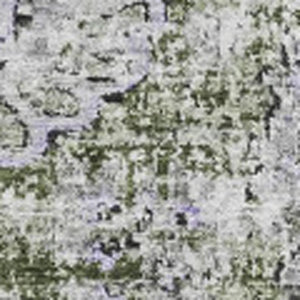 HomeRoots 9' X 12' Washable Floral Area Rug in Olive Green, Purple & Ivory - UV Protected for High-Traffic Spaces 653223