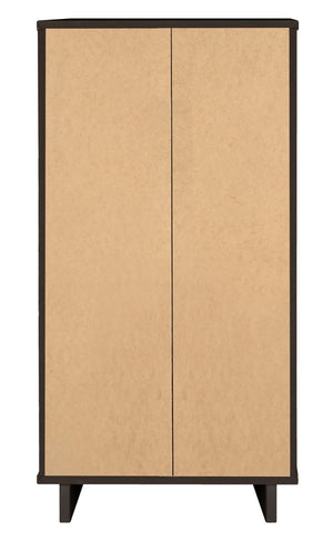 English Elm Granville 24" Charcoal Gray 5-Drawer Chest With Gold Handles & Organizer For Stylish Storage Solutions B365S00072