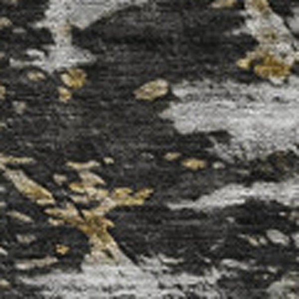 HomeRoots 8' X 10' Abstract Washable Area Rug in Taupe, Ivory & Charcoal - UV Protected, Durable, Stylish Design 653426