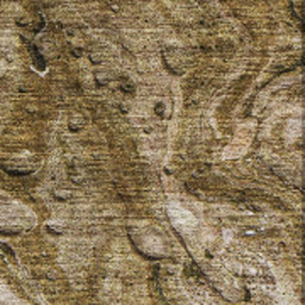 HomeRoots 10' Brown & Ivory Abstract Washable Area Rug - Durable, Stain-Resistant, UV Protected for Homes 653446