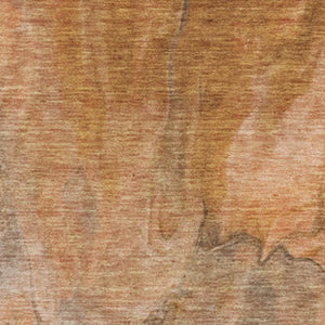 HomeRoots 10' X 14' Chili Red Ivory Copper Abstract Washable Area Rug - Durable, UV-Protected, Family-Friendly! 653500