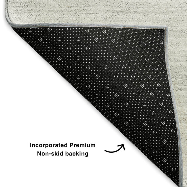 HomeRoots 10' X 14' Black And Ivory Abstract Area Rug - Stylish, Washable, UV-Protected for Busy Homes! 653530