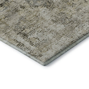 HomeRoots 10' Taupe Beige & Gray Abstract Washable Area Rug - UV Protected, Stain Resistant, Perfect for Homes! 653614