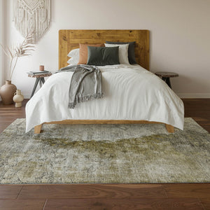 HomeRoots 8' X 10' Modern Abstract Washable Area Rug – Durable, Stain Resistant, UV Protected for Homes 653648