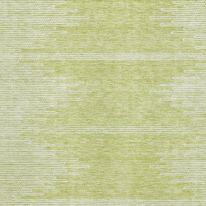 HomeRoots 9' X 12' Artichoke Green Abstract Washable Area Rug with UV Protection for Busy Homes & Pets 653664