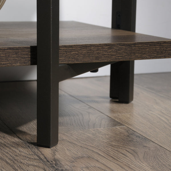 English Elm Credenza, Stylish Brown Media Stand For Tvs Up To 54", Durable Design & Versatile Storage Options B356P367965