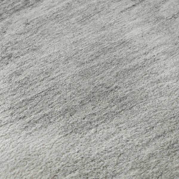 HomeRoots 8' Gray and Ivory Woodland Lodge Round Rug - Washable, Stain-Resistant, UV Protected for Homes 653752