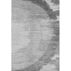 HomeRoots 10' Gray and Ivory Woodland Lodge Rug – Washable, UV Protected, Stain Resistant Area Rug for Homes 653755