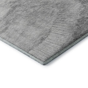 HomeRoots 10' Gray and Ivory Woodland Lodge Rug – Washable, UV Protected, Stain Resistant Area Rug for Homes 653755