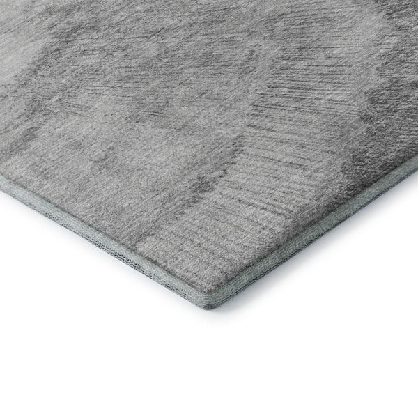 HomeRoots 10' Gray and Ivory Woodland Lodge Rug – Washable, UV Protected, Stain Resistant Area Rug for Homes 653755