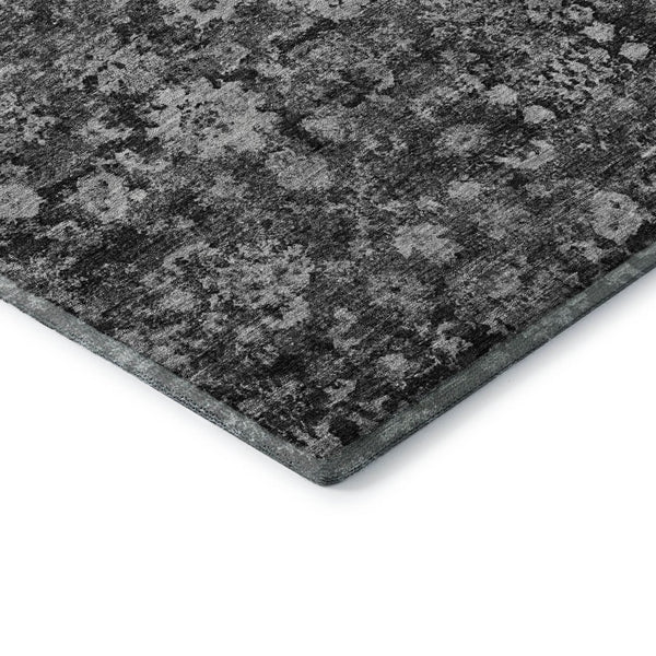 HomeRoots 8' X 10' Gray and Ivory Oriental Area Rug – UV Protected, Stain Resistant, Easy Care for Busy Homes! 653777