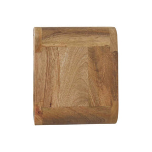 HomeRoots 12" Oak Solid Wood Floating Nightstand with Drawer – Stylish, Space-Saving Bedside Storage Solution! 653824