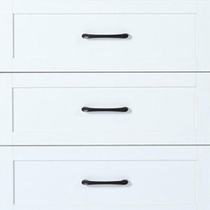 HomeRoots 42" White Wood Mirrored Vanity Table with Lights, Four Drawers & Built-in Outlet for Makeup Glamour 653868