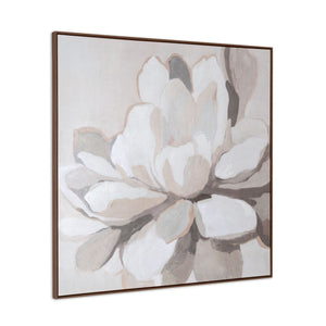 HomeRoots Maycomb Hand-Painted Canvas Wall Art in Brown Floater Frame – Unique Artisan Decor for Home Spaces 653959
