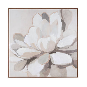 HomeRoots Maycomb Hand-Painted Canvas Wall Art in Brown Floater Frame – Unique Artisan Decor for Home Spaces 653959