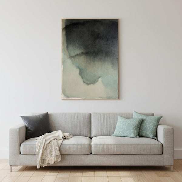 HomeRoots Evergreen Handcrafted Art in Brown Floater Frame – Stunning Wall Décor for Elegant Spaces 653965