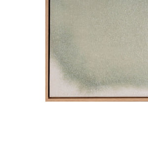 HomeRoots Evergreen Handcrafted Art in Brown Floater Frame – Stunning Wall Décor for Elegant Spaces 653965
