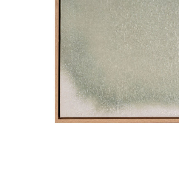 HomeRoots Evergreen Handcrafted Art in Brown Floater Frame – Stunning Wall Décor for Elegant Spaces 653965