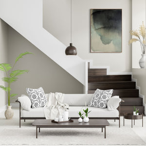 HomeRoots Evergreen Handcrafted Art in Brown Floater Frame – Stunning Wall Décor for Elegant Spaces 653965