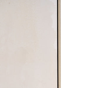 HomeRoots Adagio Hand-Painted Wall Art in Brown Floater Frame – Unique Artisan Craftsmanship for Elegant Spaces 653966
