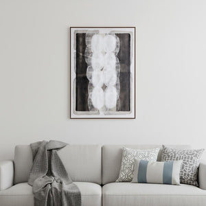 HomeRoots Motif Hand-Painted Canvas Wall Art in Brown Floater Frame - Unique Gallery-Style Décor Piece 653967
