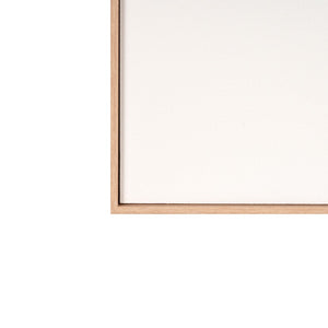 HomeRoots White Geometric Trio Embossed Canvas Wall Art in Faux-Wood Shadowbox Frame for Modern Decor 653973