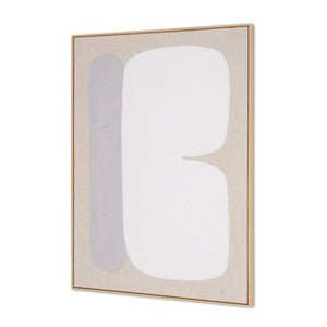 HomeRoots Interval Hand-Painted Brown Floater Frame Wall Art - Stunning Canvas for Modern Home Décor! 653976