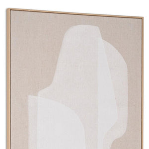 HomeRoots Blanchard Hand-Painted Floater Frame Wall Art - Vibrant Canvas Décor for Modern Living Spaces 653981