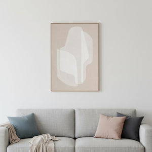 HomeRoots Blanchard Hand-Painted Floater Frame Wall Art - Vibrant Canvas Décor for Modern Living Spaces 653981