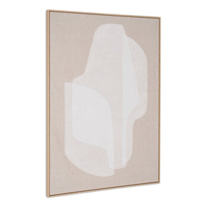 HomeRoots Blanchard Hand-Painted Floater Frame Wall Art - Vibrant Canvas Décor for Modern Living Spaces 653981