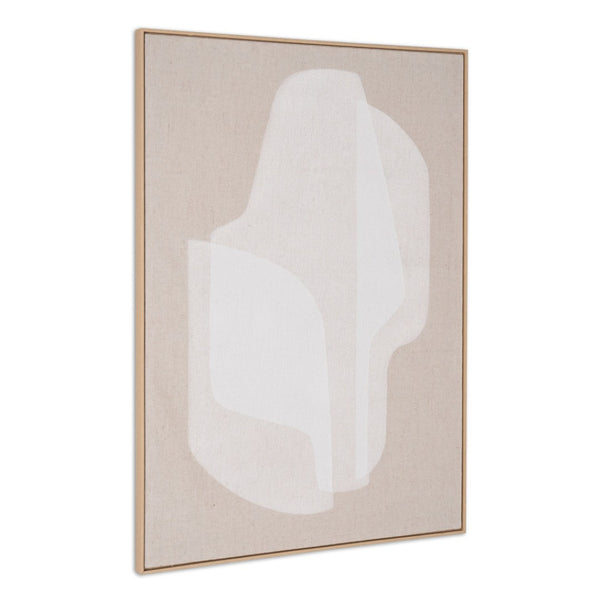 HomeRoots Blanchard Hand-Painted Floater Frame Wall Art - Vibrant Canvas Décor for Modern Living Spaces 653981