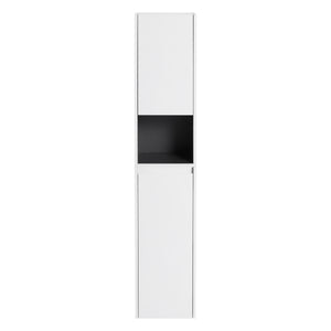 English Elm 12" Bathroom Side Cabinet - Wall-Mounted, Soft-Close Doors, Space-Saving Design For Modern Homes W999S00282