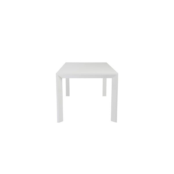HomeRoots 63" White Wood Dining Table - Modern Versatile Design for Dining Rooms, Kitchens, or Home Offices 654238