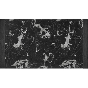 HomeRoots 68" Black Faux Marble Dining Table - Modern Elegance for Dining, Entertaining & Multifunctional Use 654251