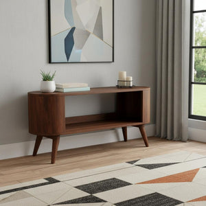 HomeRoots 20" Chestnut Solid Wood Accent Cabinet - Stylish Storage Solution for Living Rooms & Hallways 654287