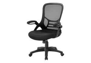 English Elm Office Swivel Chair Breathable Mesh Back Flip up Arms Pneumatic Height Adjustment B2710P461917