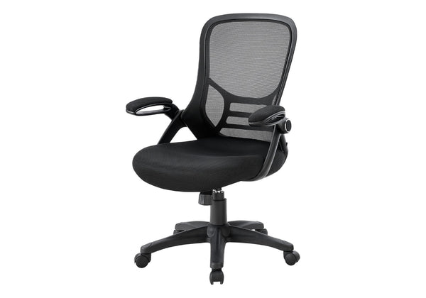 English Elm Office Swivel Chair Breathable Mesh Back Flip up Arms Pneumatic Height Adjustment B2710P461917