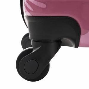 English Elm Hardshell Polycarbonate Luggage Set Three Piece Tsa Lock Spinner Travel Suitcases Pink Purple N732P306618H